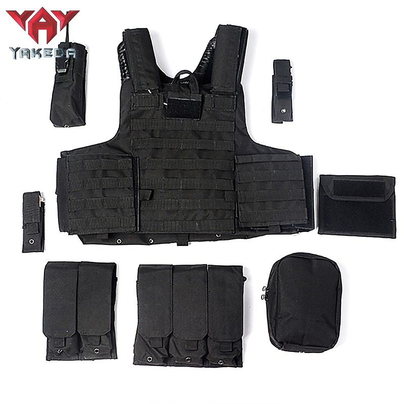 Wholesale Adjustable Military Combat Airsoft Tactical Vest Molle