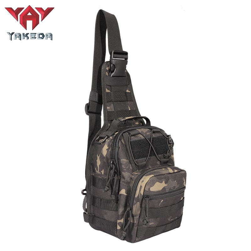 Customized utility tactical outdoor sling bag comfortable Molle travel bags