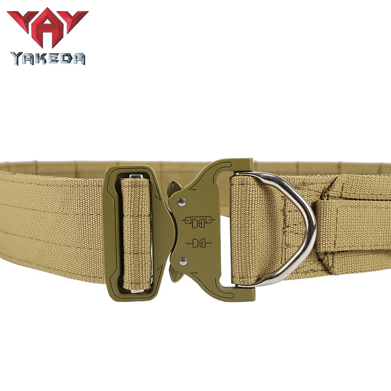 Yakeda Cinturon Adjustable Molle System Ronin Belt Tactical Belt Set Guard Duty Battle Belt Setup