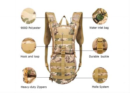 10K Tactical hydration water bag