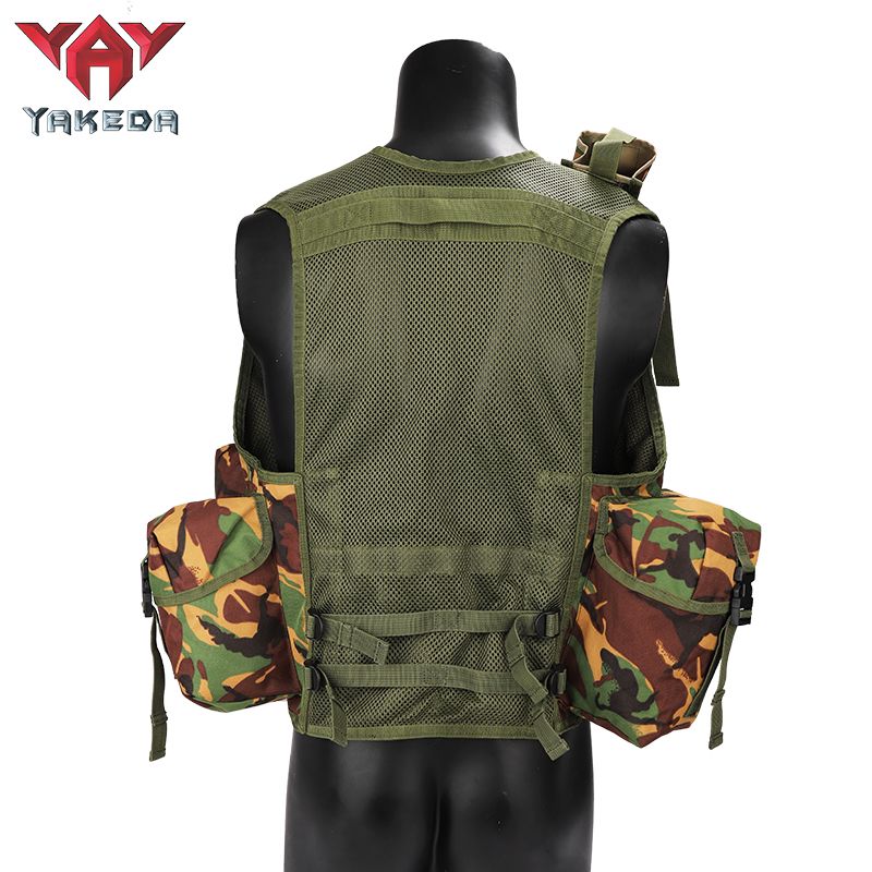 Customized Military camo vests Breathable Mesh Vest with pouches
