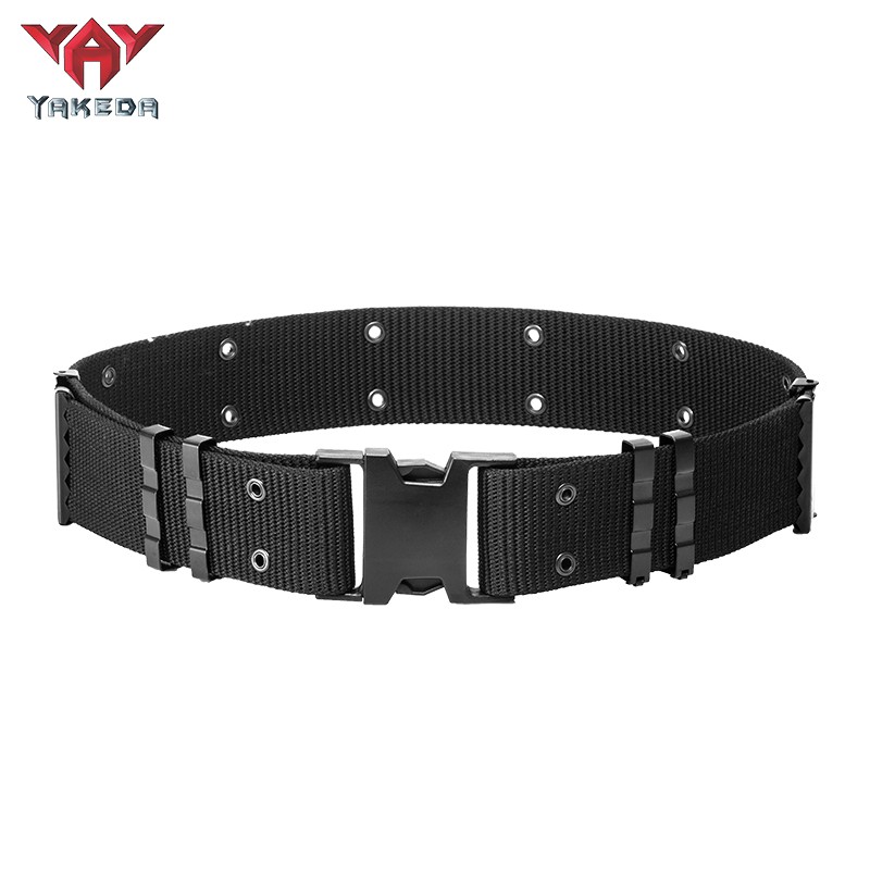 Customized military utility belt High quality comfortable belt for fat guys with metal buckle