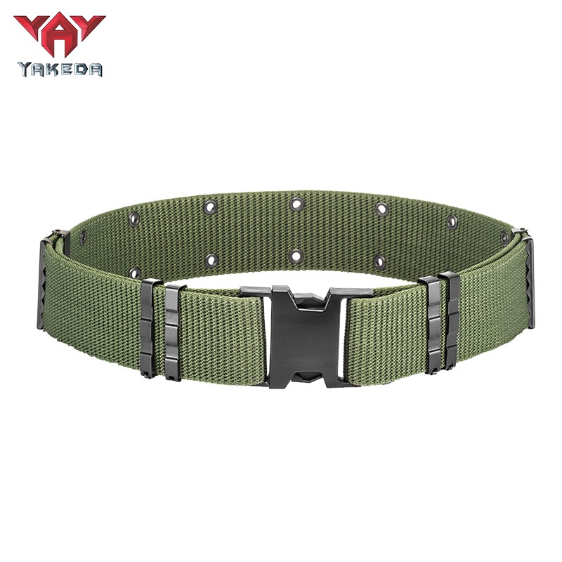 Customized military utility belt High quality comfortable belt for fat guys with metal buckle