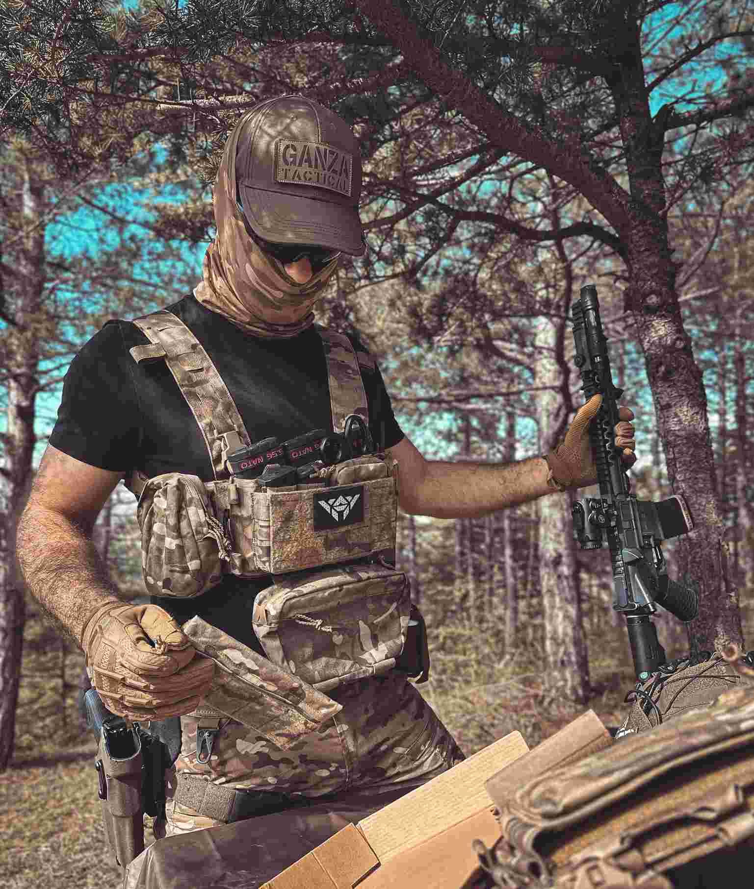 Zero to one: How did the tactical vest you use get into your hands?